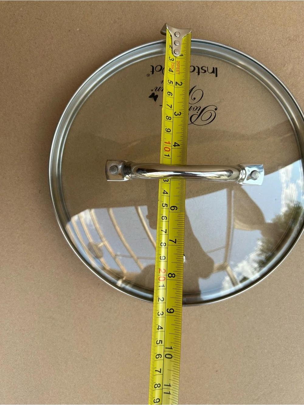The Pioneer Woman Instant Pot Tampered Replacement Glass Lid 9in Steam 6Qt